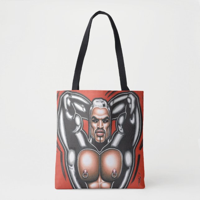 Tote Bag Rubberwear à la salle de gym (Devant)