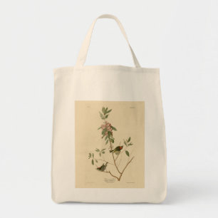 Tote Bag Ruby couronné Wren (Kinglet) Audubon Birds Amériqu