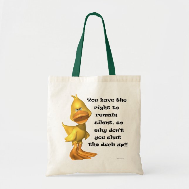 Tote Bag Rude Duck (Devant)