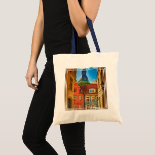 Tote Bag Rue de la vieille ville Estonie