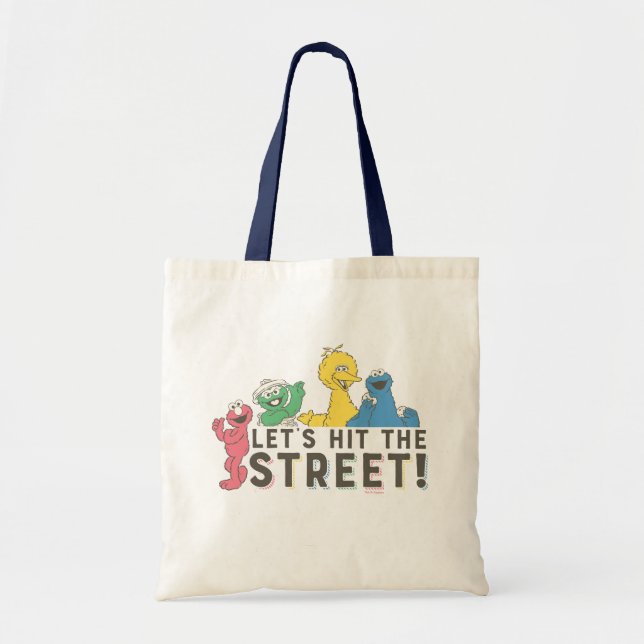 Tote Bag Rue Sésame | Allons-y ! (Devant)