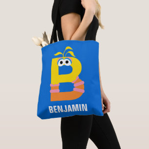 Tote Bag Rue Sésame B est pour Big Bird