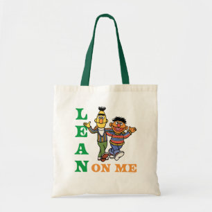 Tote Bag Rue Sésame   Bert & Ernie Lean sur moi