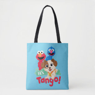Tote Bag Rue Sésame C'est Tango avec Elmo & Grover