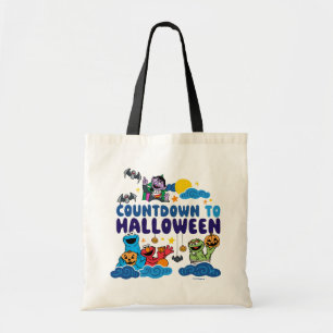 Tote Bag Rue Sésame   Compte à rebours pour Halloween