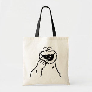 Tote Bag Rue Sésame   Cookies Monster Bright