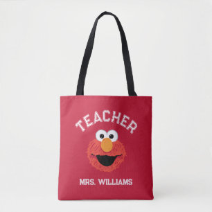 Tote Bag Rue Sésame Elmo Face Teacher