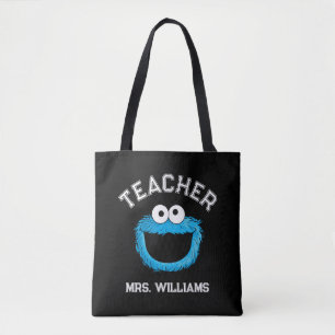 Tote Bag Rue Sésame Enseignant de Cookie Monster