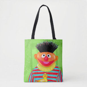 Tote Bag Rue Sésame   Ernie avec Duckie en caoutchouc