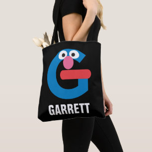 Tote Bag Rue Sésame   G est pour Grover