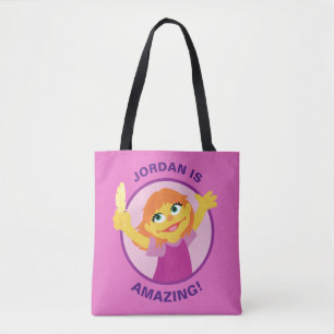 Tote Bag Rue Sésame Julia Holding Feather