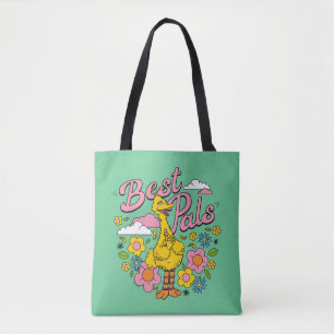 Tote Bag Rue Sésame Meilleurs potes d'oiseaux jaunes