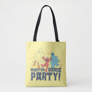 Tote Bag Rue Sésame   Monster Dance Party