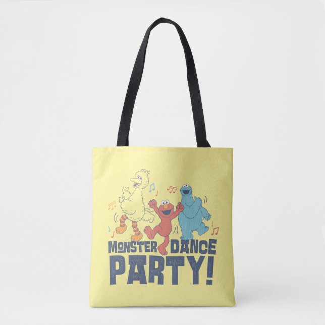 Tote Bag Rue Sésame | Monster Dance Party (Devant)
