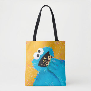 Tote Bag Rue Sésame   Nom Nom Nom Cookie Monster