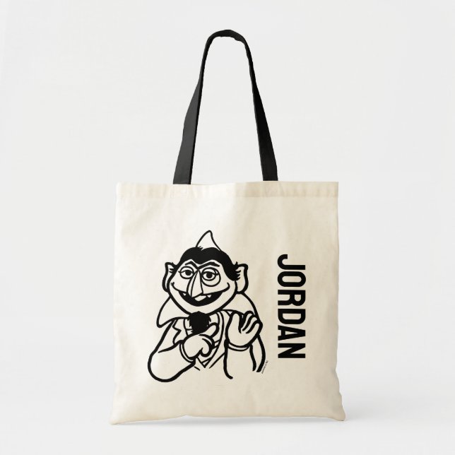 Tote Bag Rue Sésame | Nombre de von | Ajouter Votre Nom (Devant)