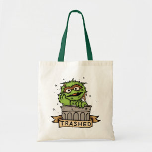 Tote Bag Rue Sésame   Oscar the Grouch Trashed