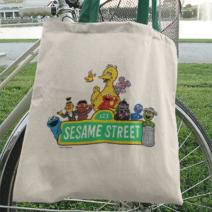 Tote Bag Rue Sésame   Tout autour de l'enseigne de la rue S