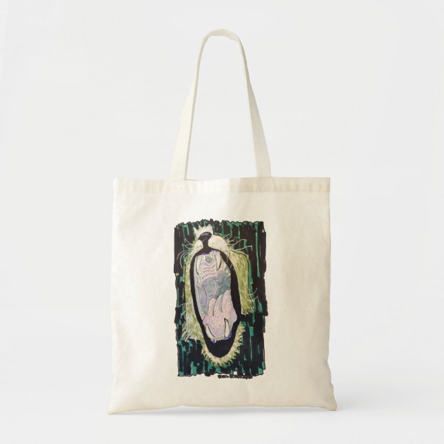 Tote Bag Rugissement du lion (Devant)