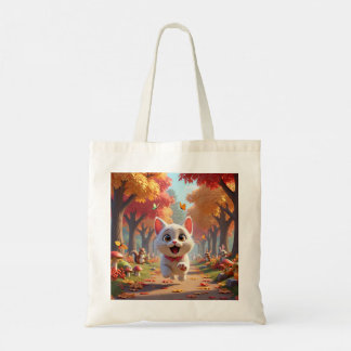 Tote Bag Running Wild: The Forest Cat Tote, Adventures