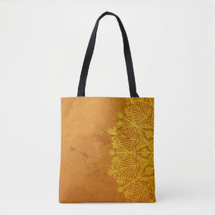 Tote Bag Rust Mandala Zen Rustic Corps Esprit esprit rustiq