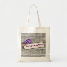 Tote Bag Rustic Happy Norooz Hyacinth - Budget Fourre-tout
