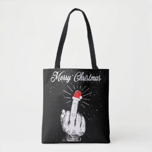Tote Bag Ruy Joyeux Noël Moyen Doigt Xmas Vilain