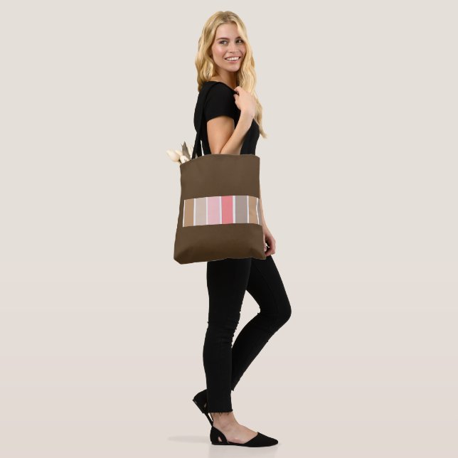 Tote Bag Sable Brown foncé (Sur le modèle)