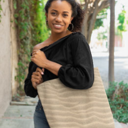 Tote Bag Sables de plage personnalisés – Courants côtiers