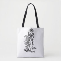 "Sac en toile Mandala Soleil levant, Joie grandiss