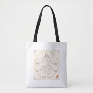 Tote Bag "Sac fourre-tout inspiré du yoga : Conception paci