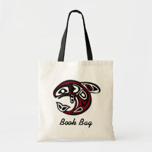 Tote Bag Sacoche-livre pour saumon du Pacifique tropical