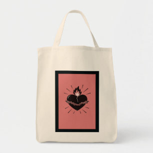 Tote Bag Sacré-Cœur Réinventé – Art Symbolique Minimaliste
