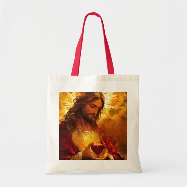 Tote Bag Sacred Heart of Jesus  (Devant)