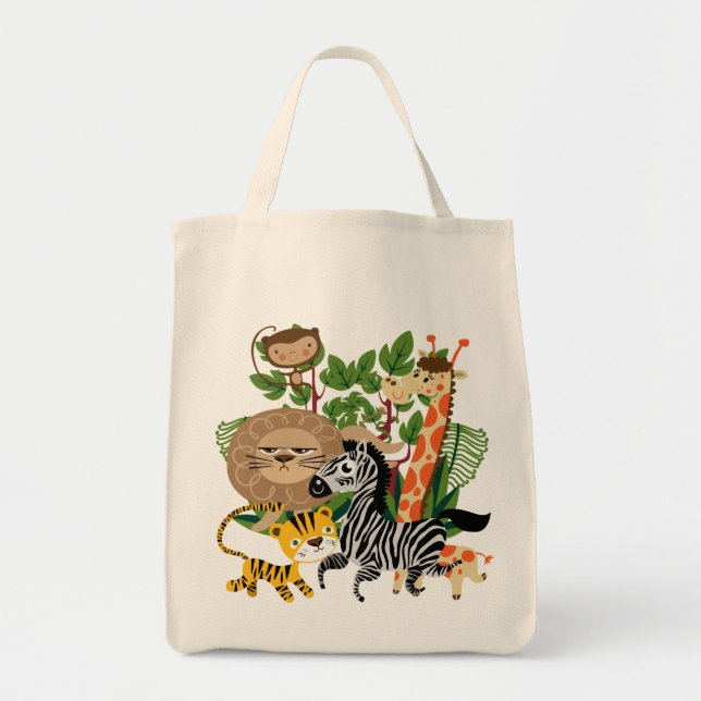 Tote Bag Safari animal (Devant)
