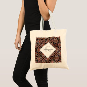 Tote Bag Safari personnalisé Sunset Bohème Mandala Tiles