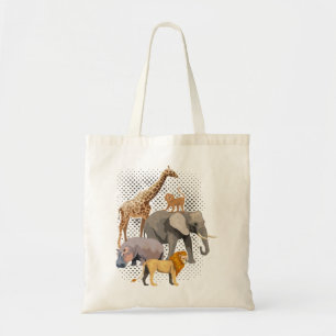Tote Bag Safari Squad Africain Safari Animaux Drôle Zoo Ani