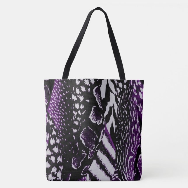 Tote Bag Safari violet (Devant)