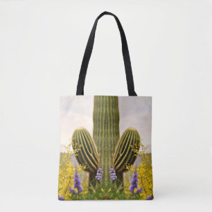 Tote Bag Saguaro en lavande Fourre-tout