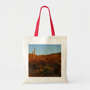 Tote Bag Saguaro Sunset I Arizona Désert Paysage