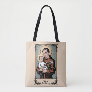 Tote Bag Saint Anthony, the kindest of saints