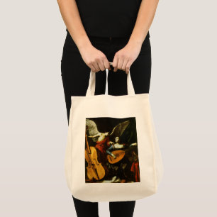 Tote Bag Saint Cecilia et l'ange par Carlo Saraceni