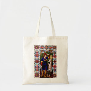 Tote Bag Saint Hubert de Liège avec le cerf 