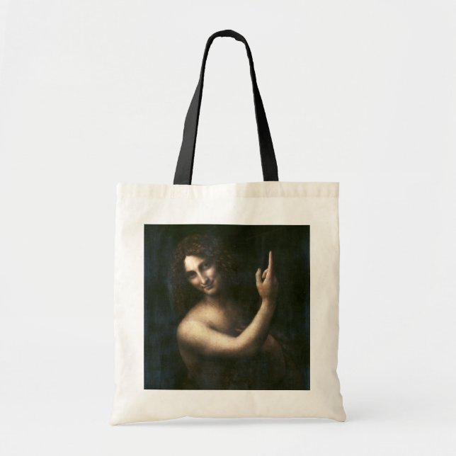Tote Bag Saint Jean Baptiste, Léonard de Vinci (Devant)