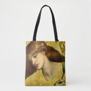 Tote Bag Saint Lily [Sancta Lilias] (par Gabriel Rossetti)