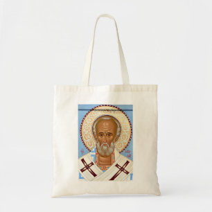 Tote Bag Saint Nicolas de Myre Art Orthodoxe Premium