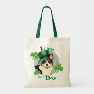 Tote Bag Saint Patrick's Day Cardigan Welsh Corgi