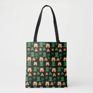 Tote Bag Saint patrick's day celtic, irish bière drôle, cha