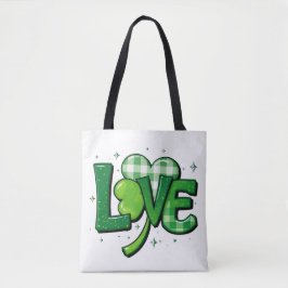 Tote Bag Saint Patrick's Day Clover Love Charm