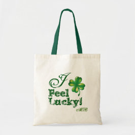 Tote Bag Saint Patrick's Day Monogramme, Feel Lucky, Shamro